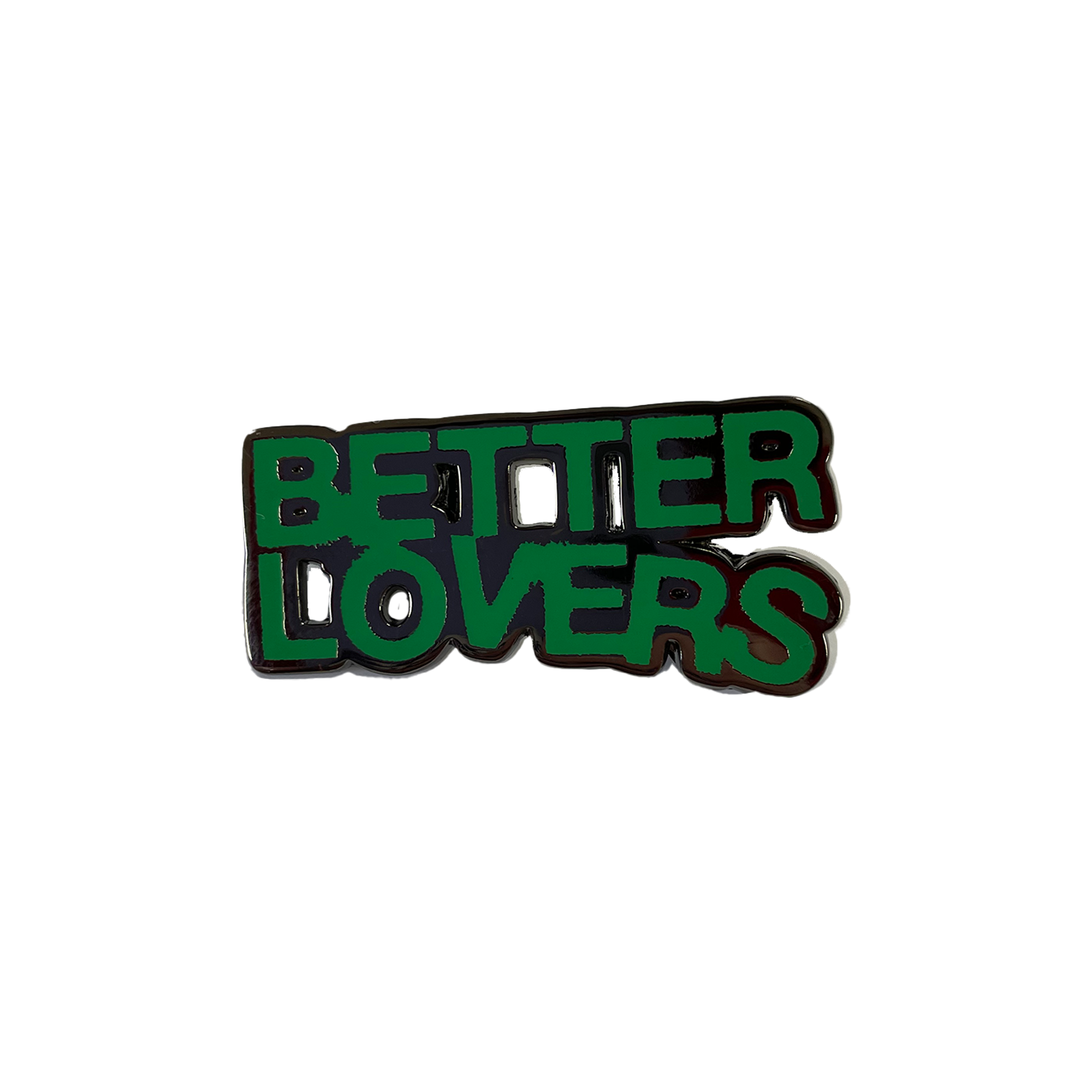 Better Lovers Logo Green Pin