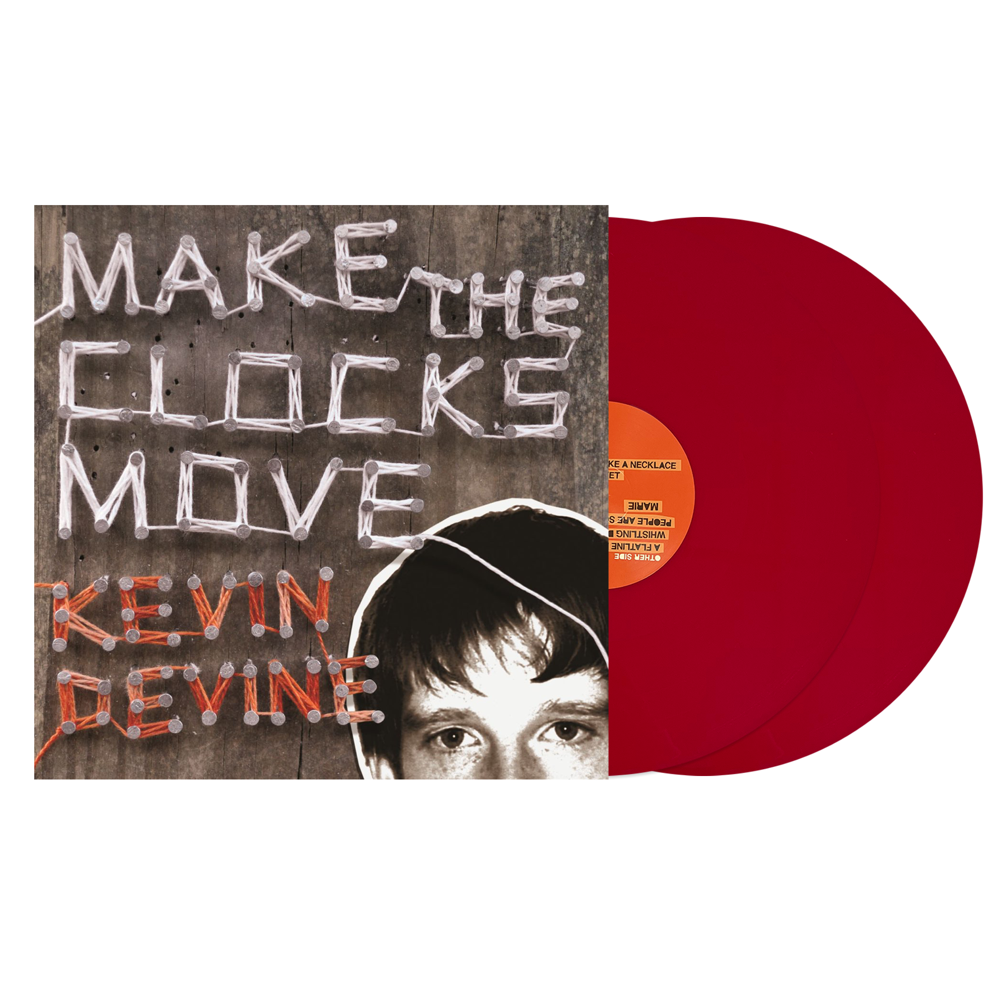 Kevin Devine - Make The Clocks Move Red 2xLP