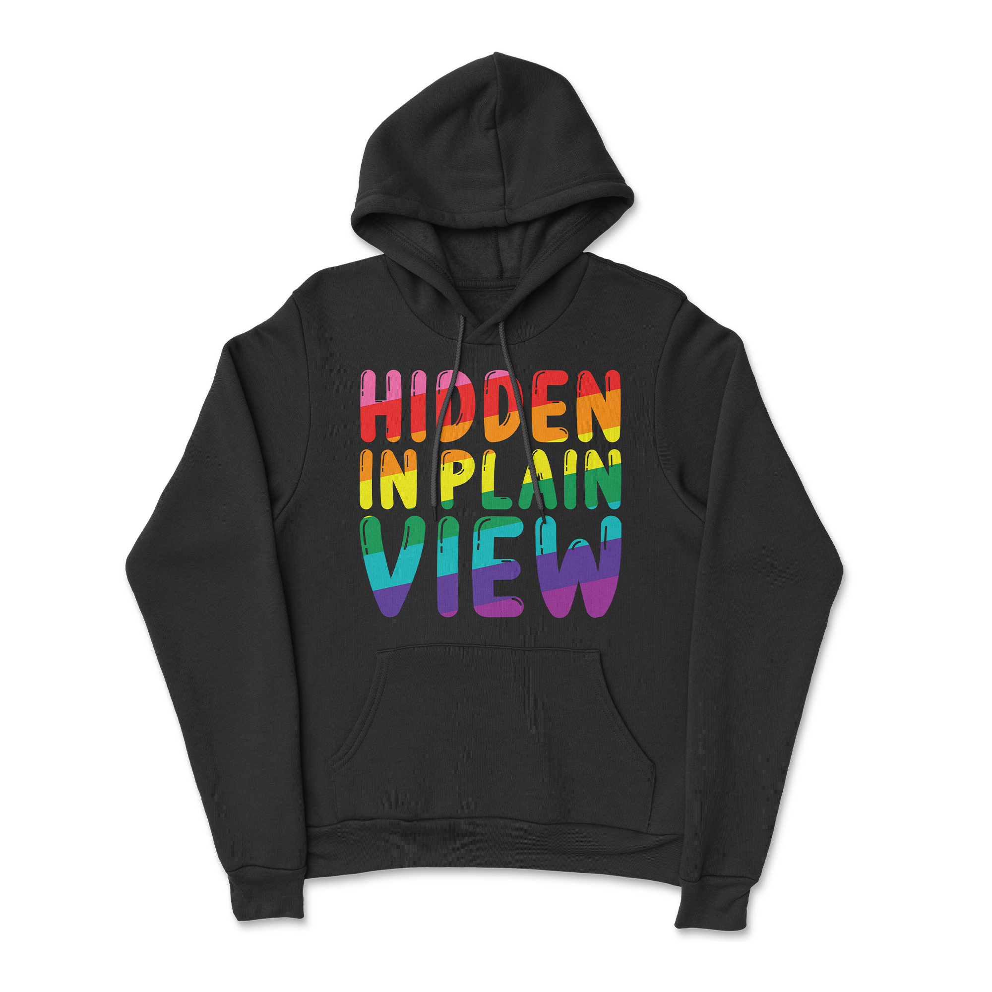 Hidden In Plain View - Pride Flag Hoodie
