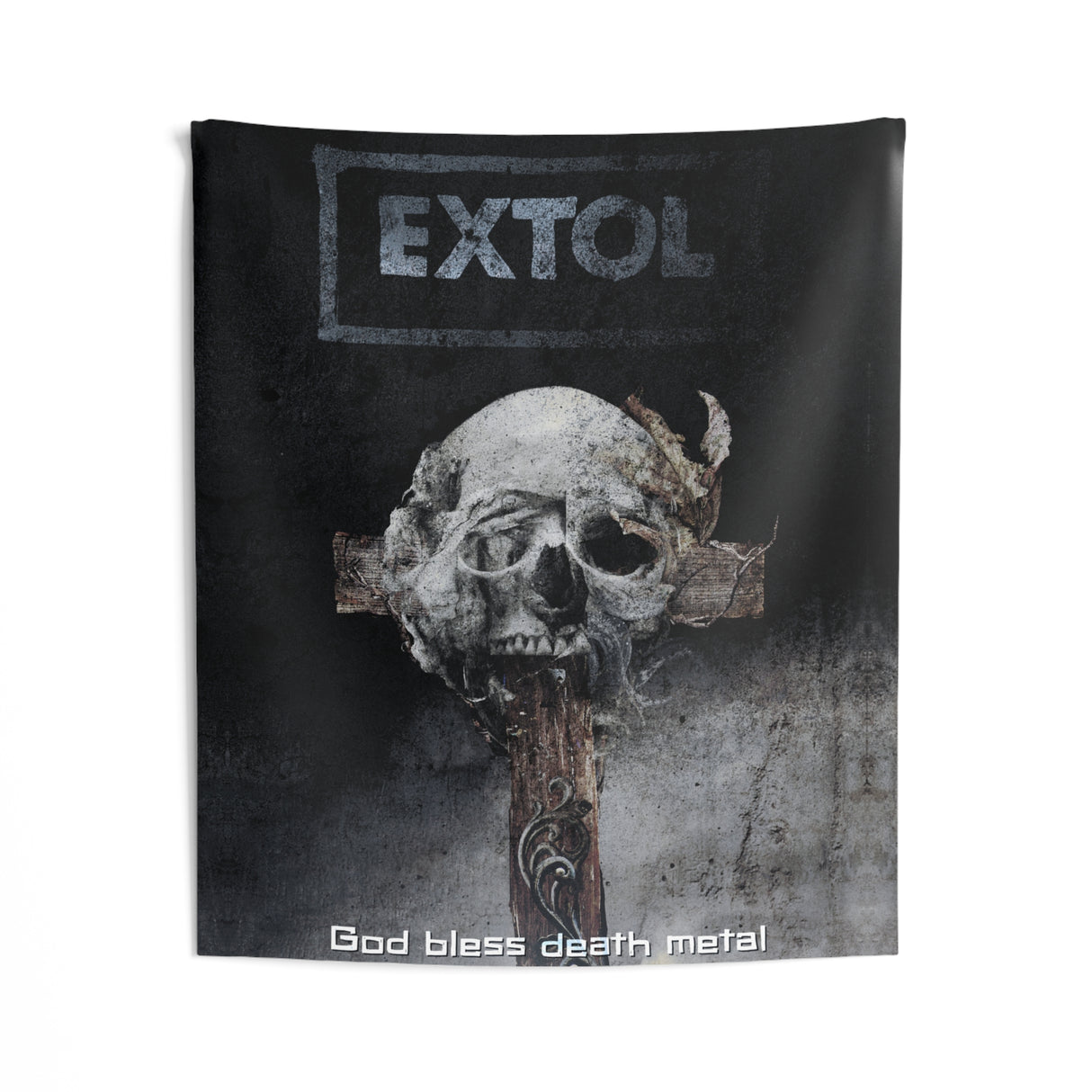 EXTOL - God Bless Death Metal Wall Flag - 50"x60"