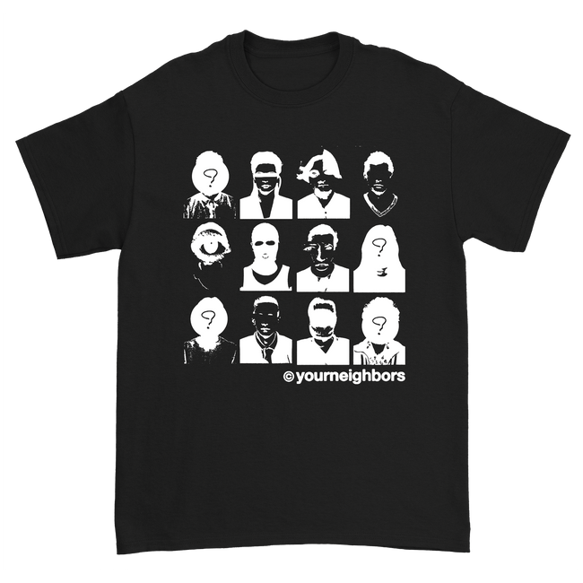 Your Neighbors - 12Face T-Shirt (Black)