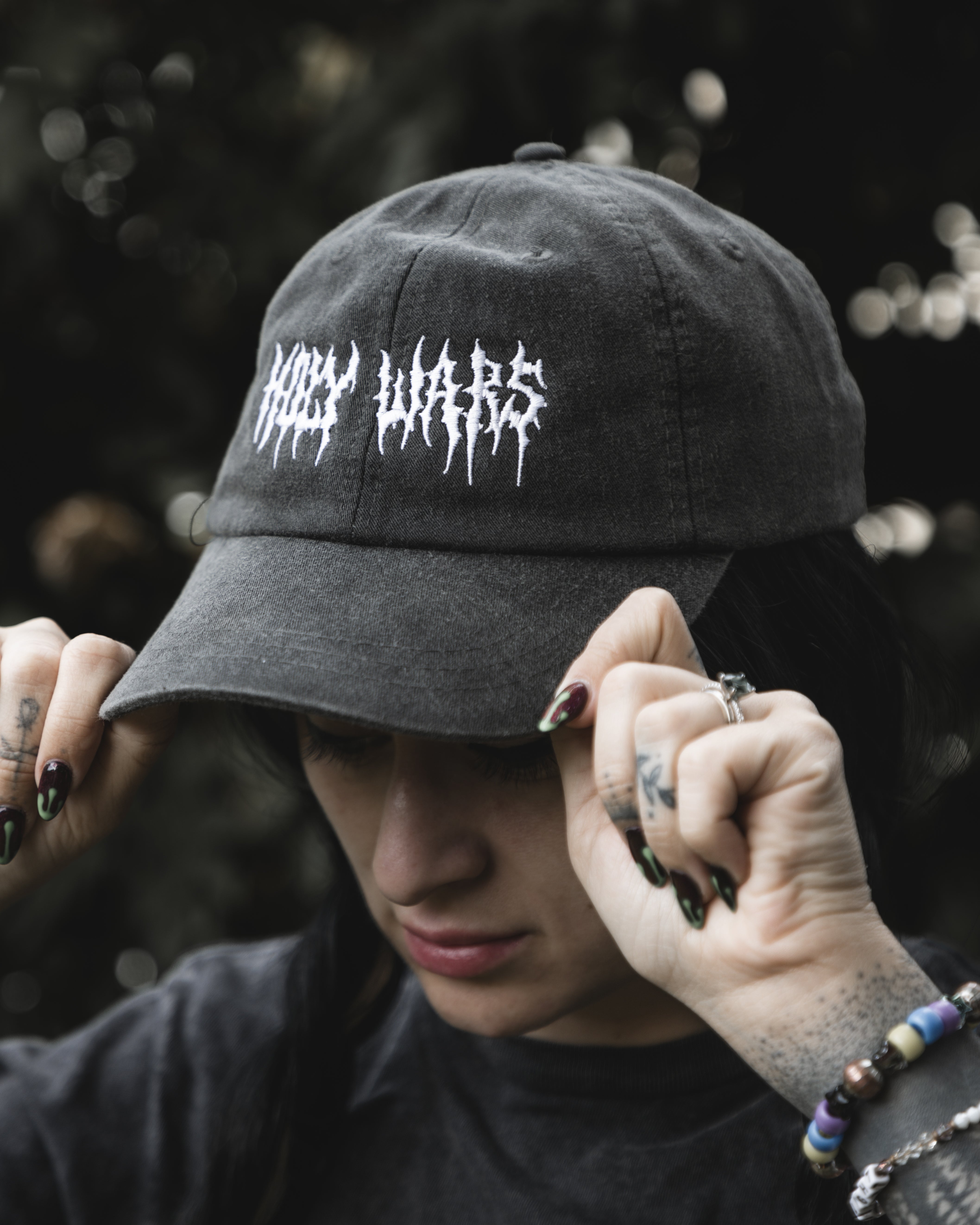 Holy Wars - Faded Black Cap