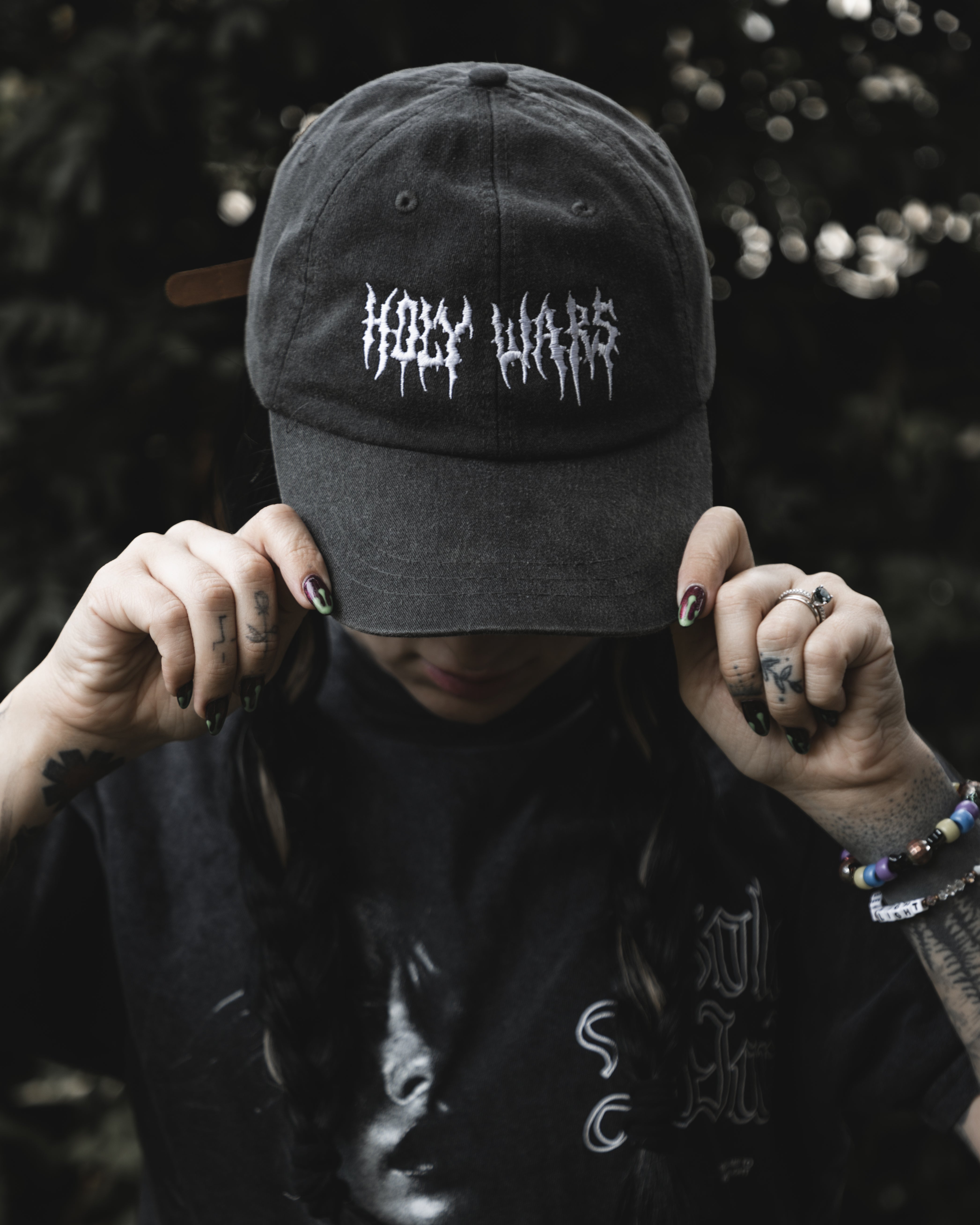 Holy Wars - Faded Black Cap