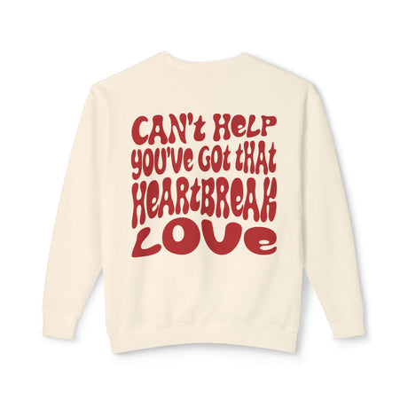 Dalton Mauldin - Heartbreak Love Crewneck (Red Print)