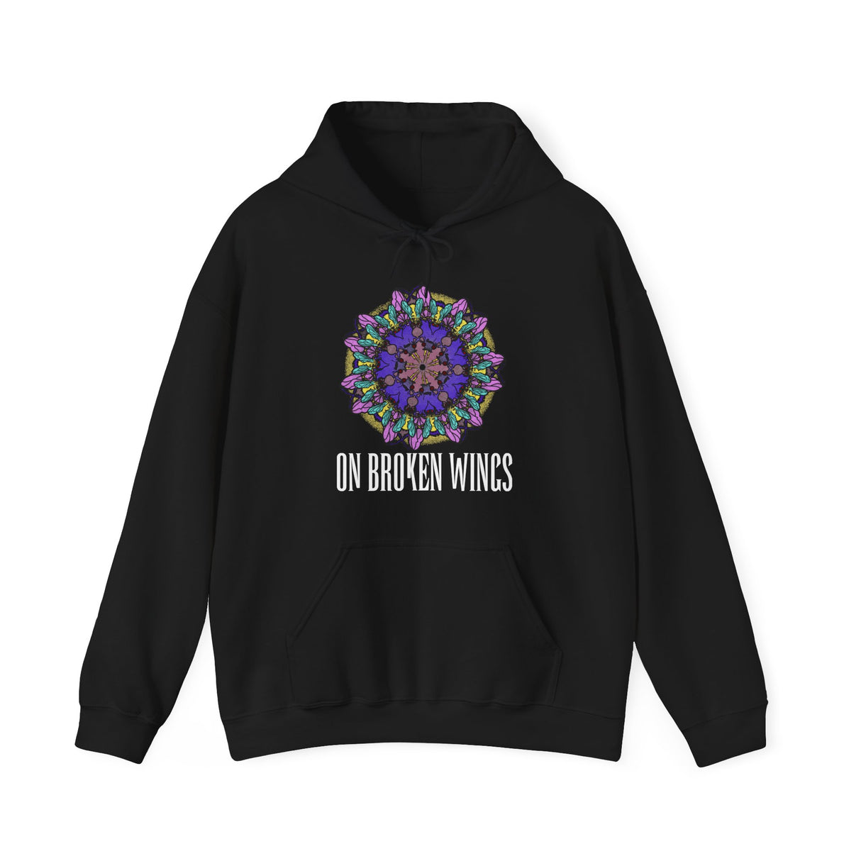 On Broken Wings - Mandala Hoodie