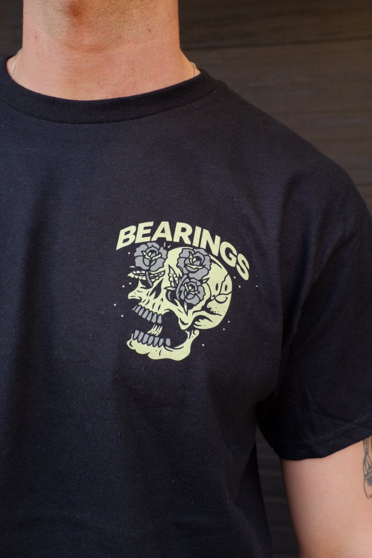 Bearings - Skull Rose Tee