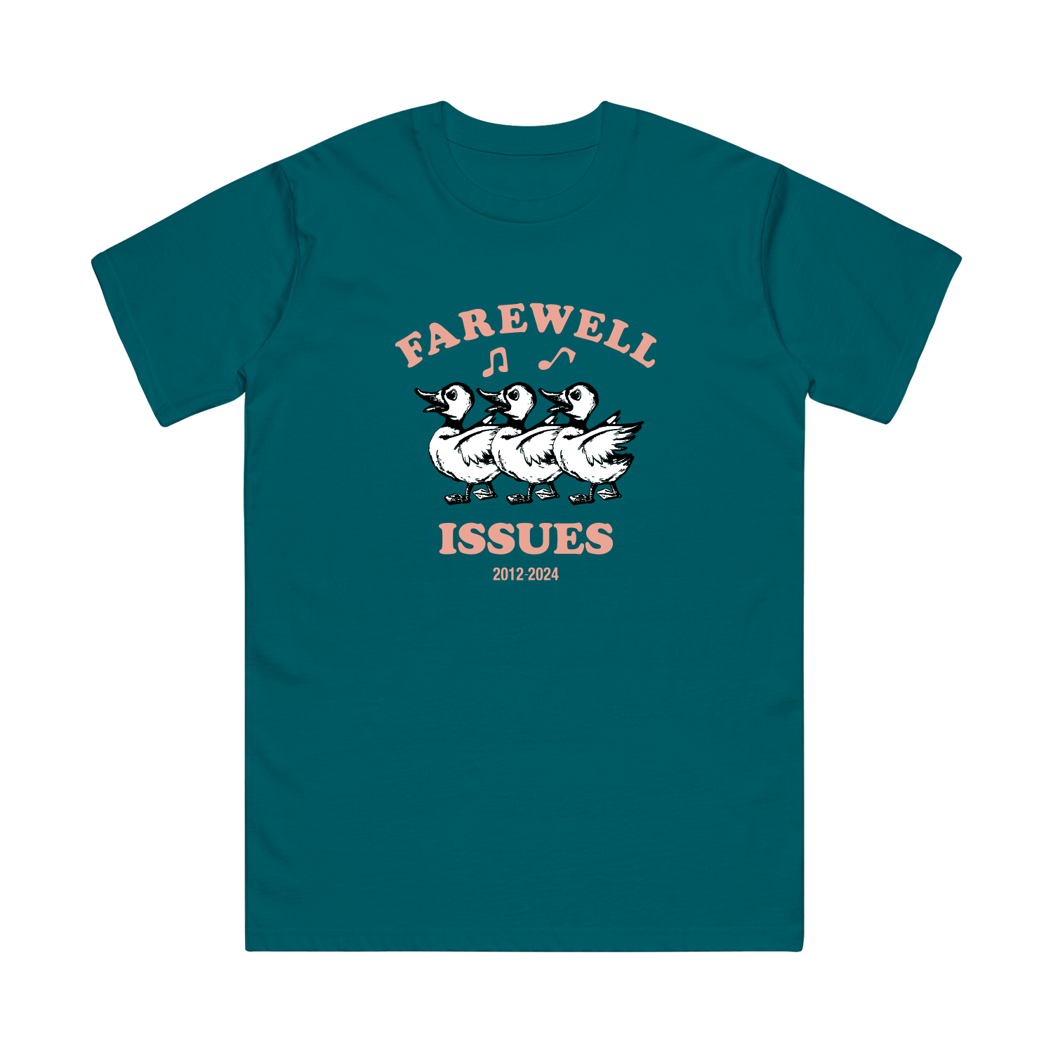 ISSUES - Singing Ducks Teal Tee