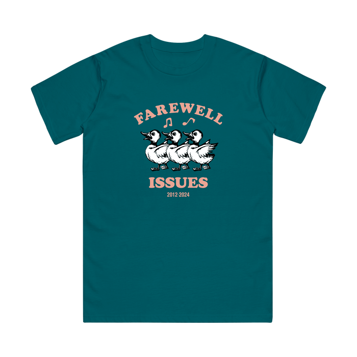 ISSUES - Singing Ducks Teal Tee