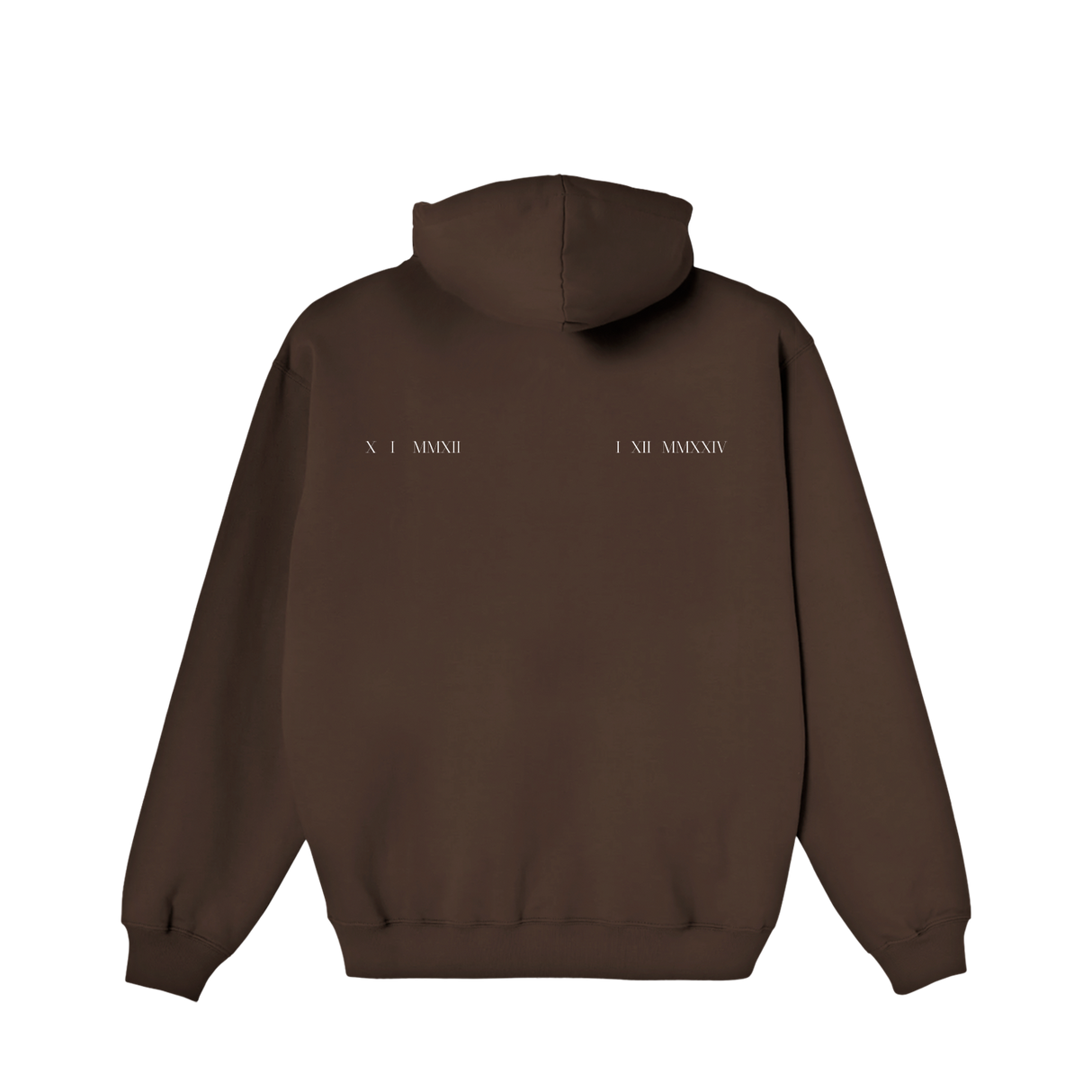 ISSUES - Numerals Brown Hoodie