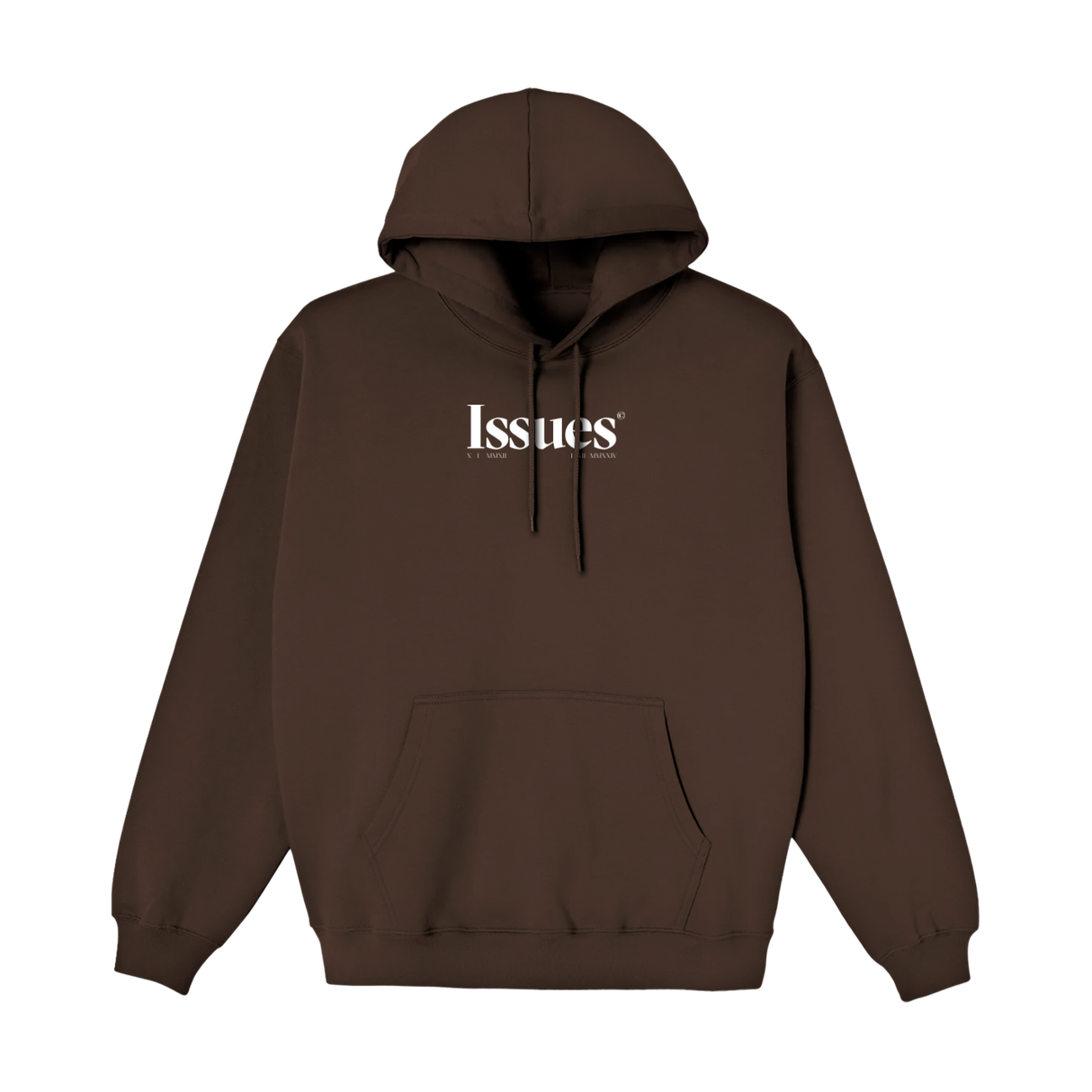 ISSUES - Numerals Brown Hoodie