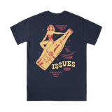 ISSUES - Farewell Bottle Navy Tee