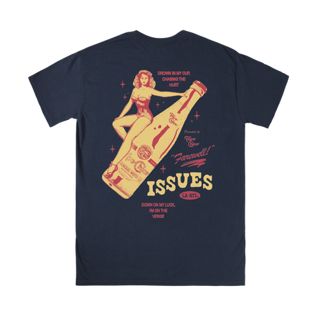 ISSUES - Farewell Bottle Navy Tee