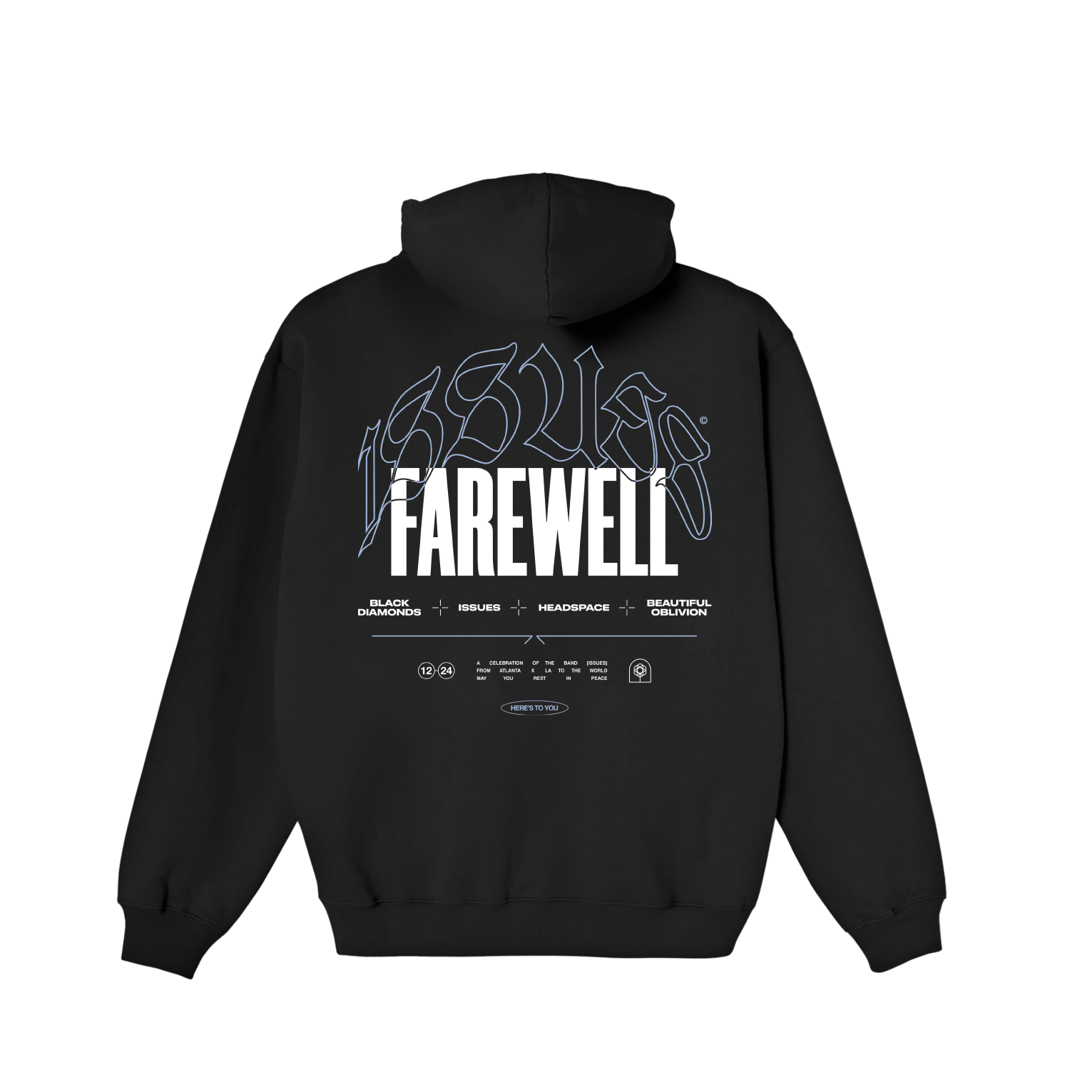 ISSUES - Farewell Black Hoodie