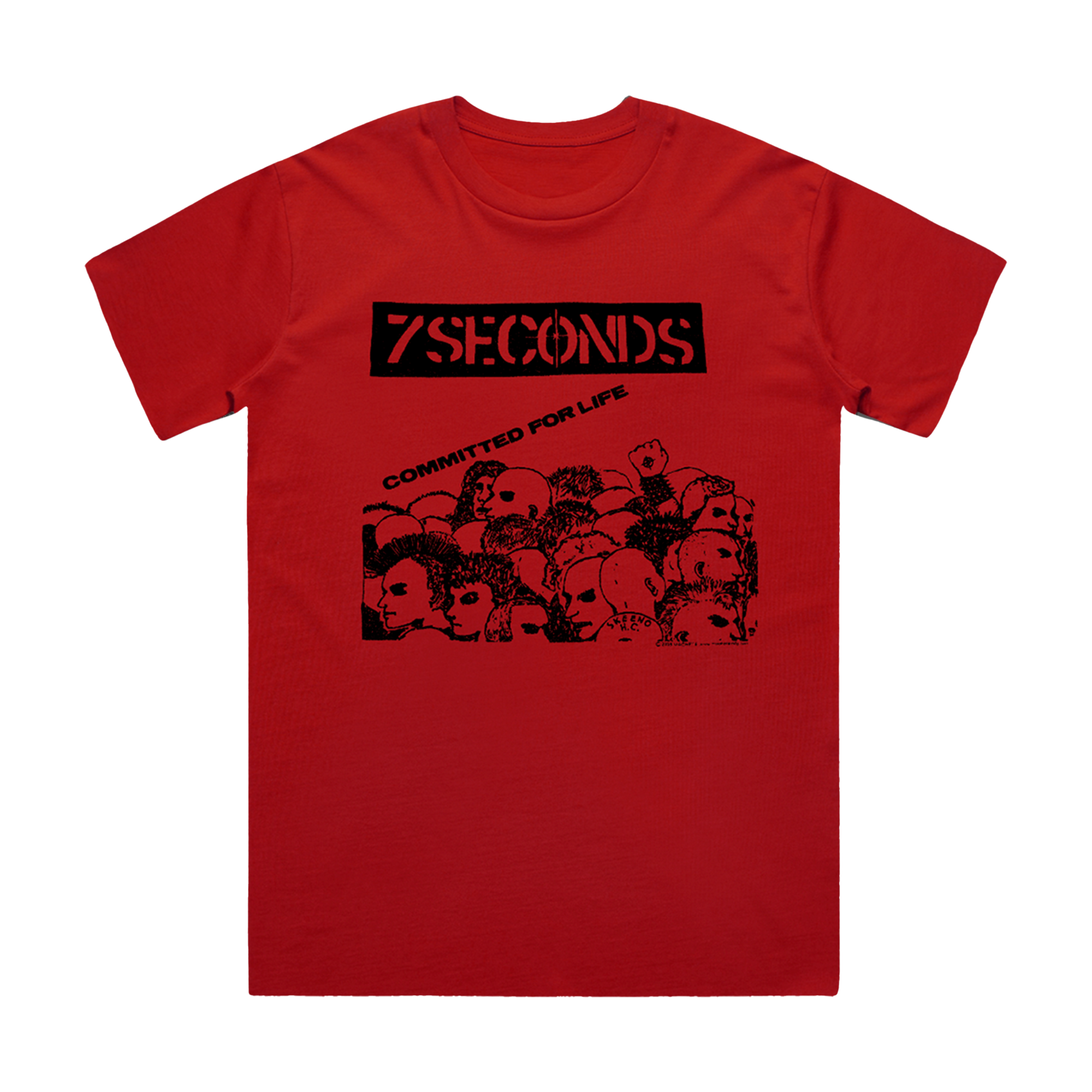 7 Seconds - Committed For Life T-Shirt