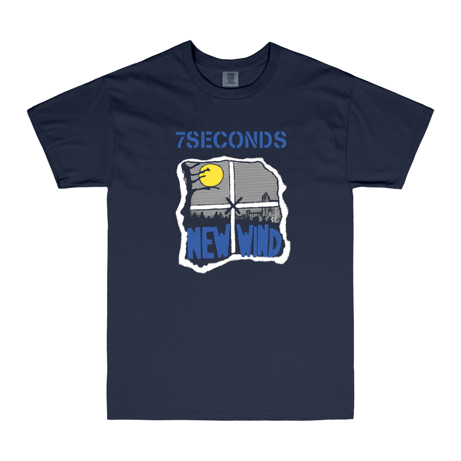 7 Seconds - New Wind Window T-Shirt (Navy) (Pre-Order)