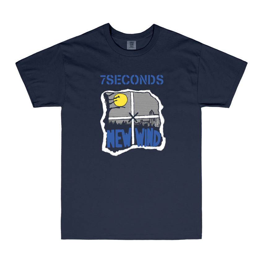 7 Seconds - New Wind Window T-Shirt (Navy) (Pre-Order)
