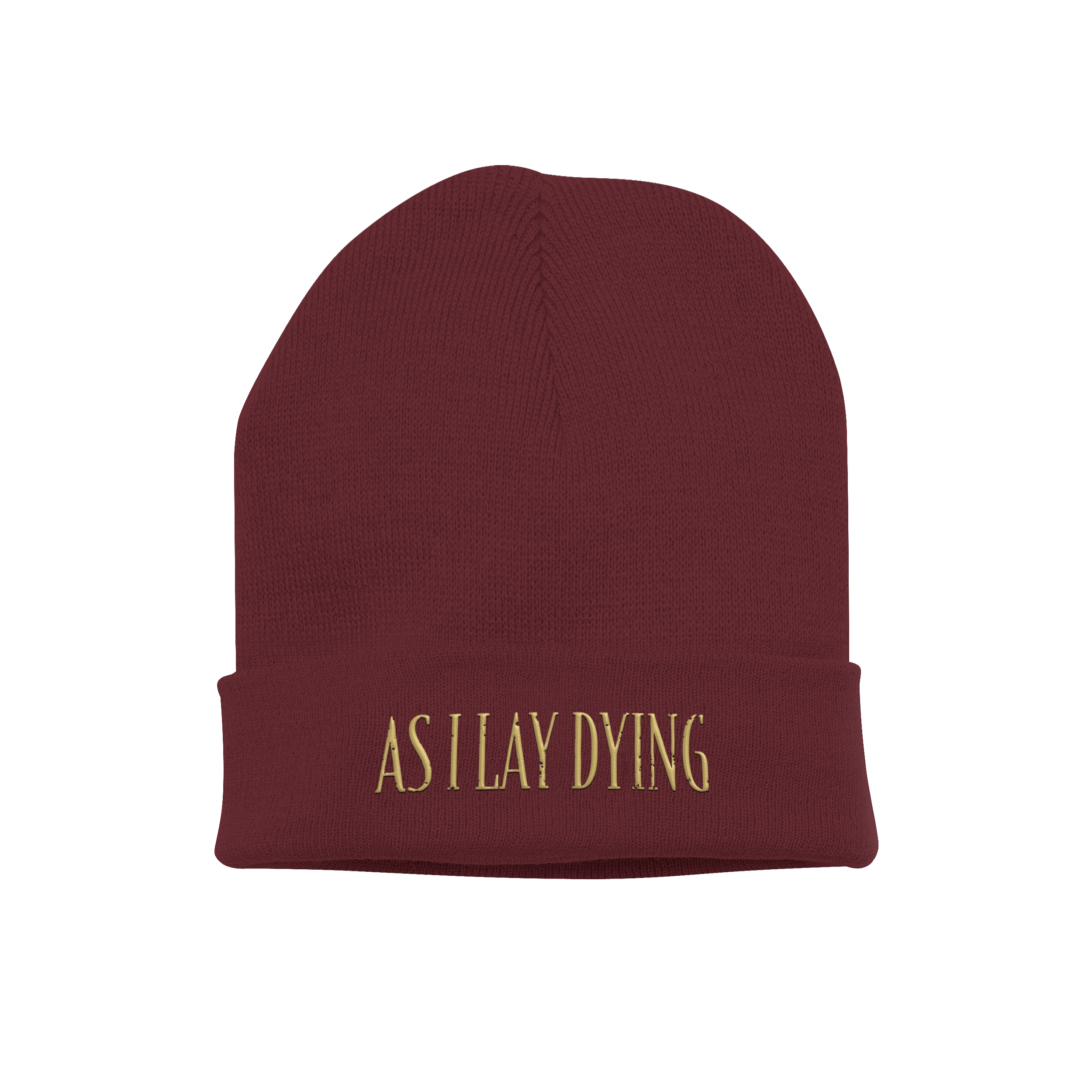 As I Lay Dying - Logo Beanie - Maroon