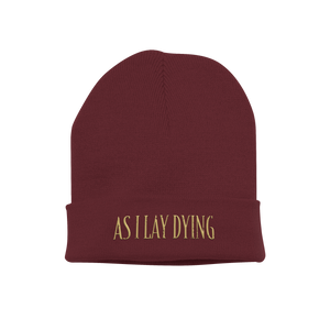 As I Lay Dying - Logo Beanie - Maroon