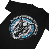 A Thousand Horses - Black Horse Skull Tee