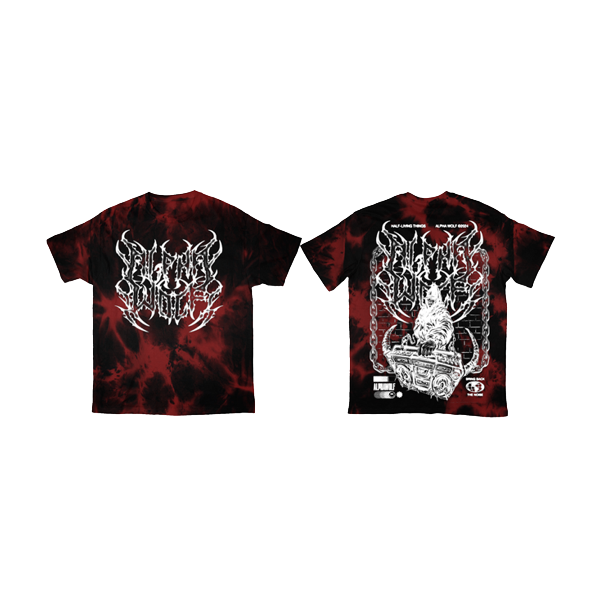 Alpha Wolf - Custom Dye T-Shirt