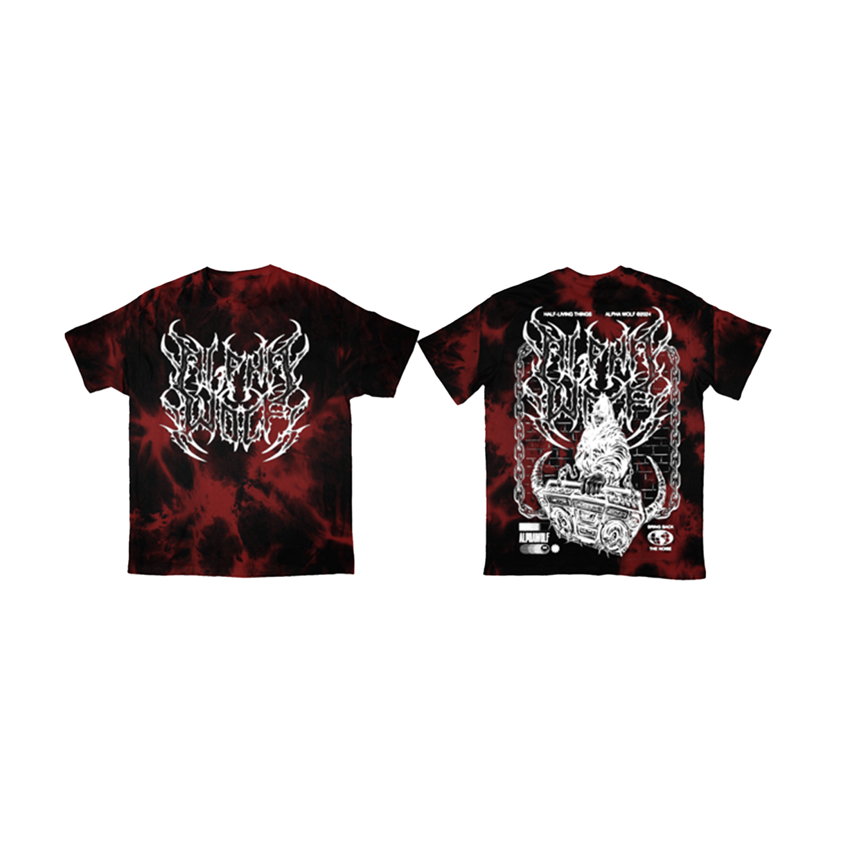 Alpha Wolf - Custom Dye T-Shirt