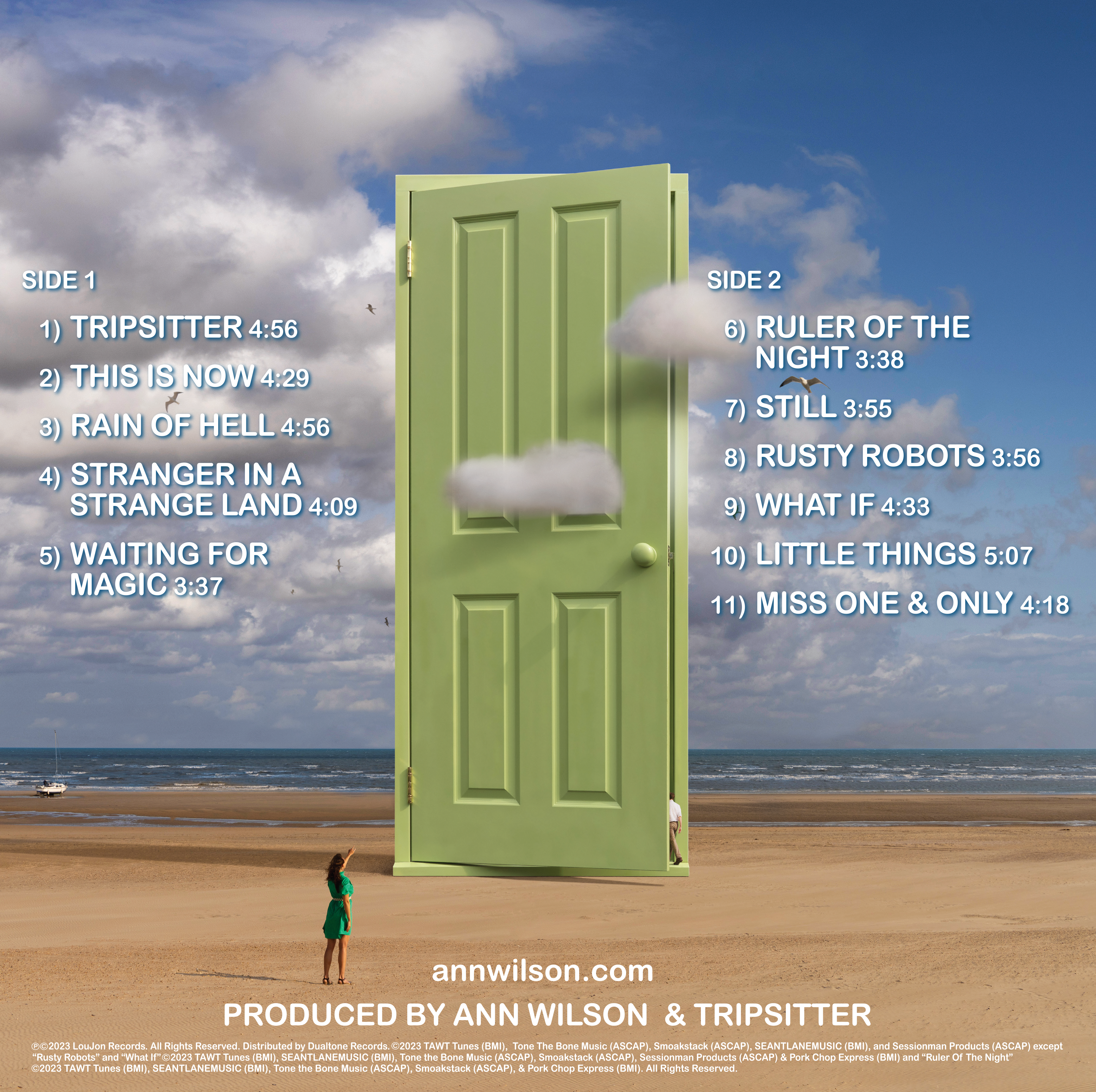Ann Wilson & Tripsitter - Another Door Signed LP