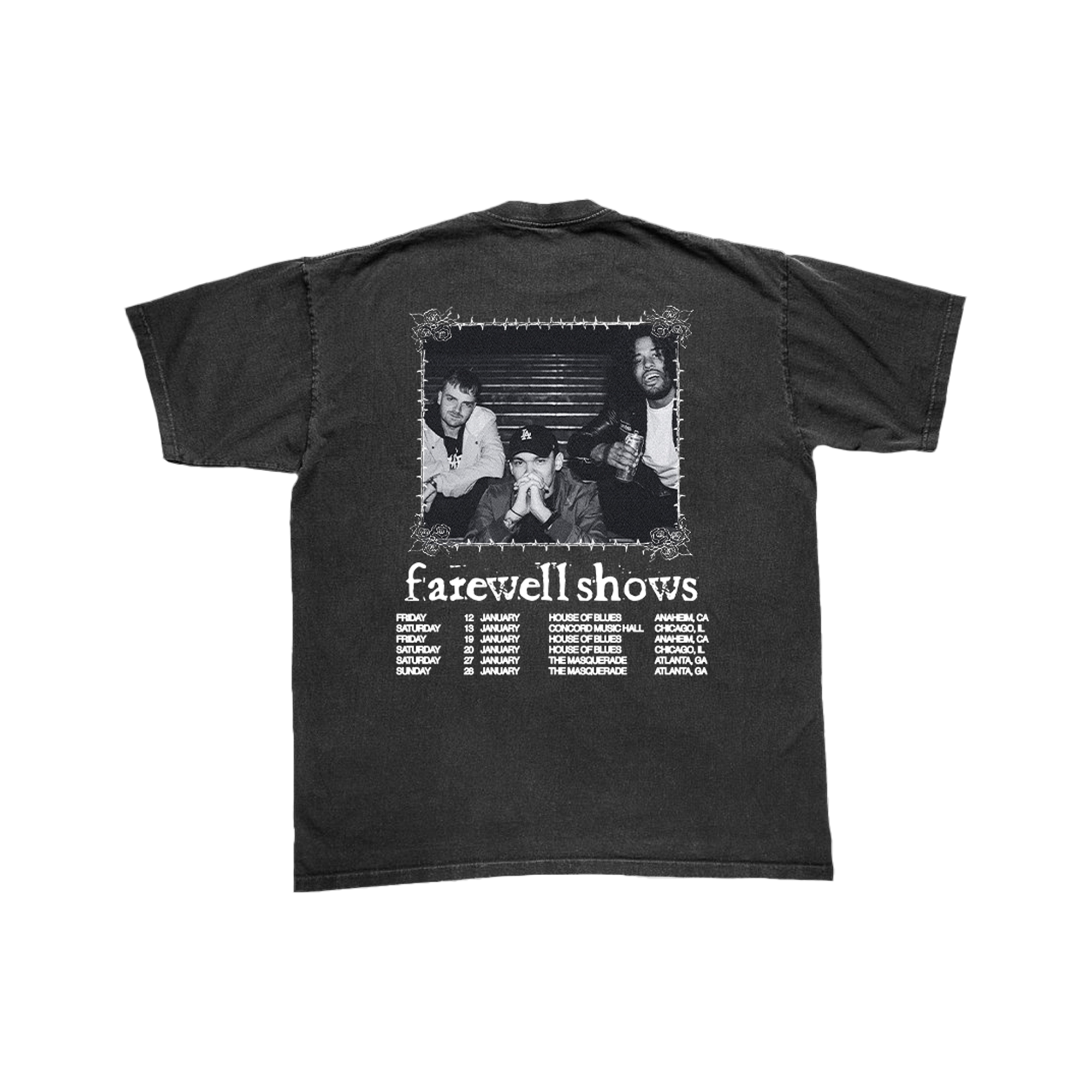 ISSUES - FAREWELL SHOWS TEE