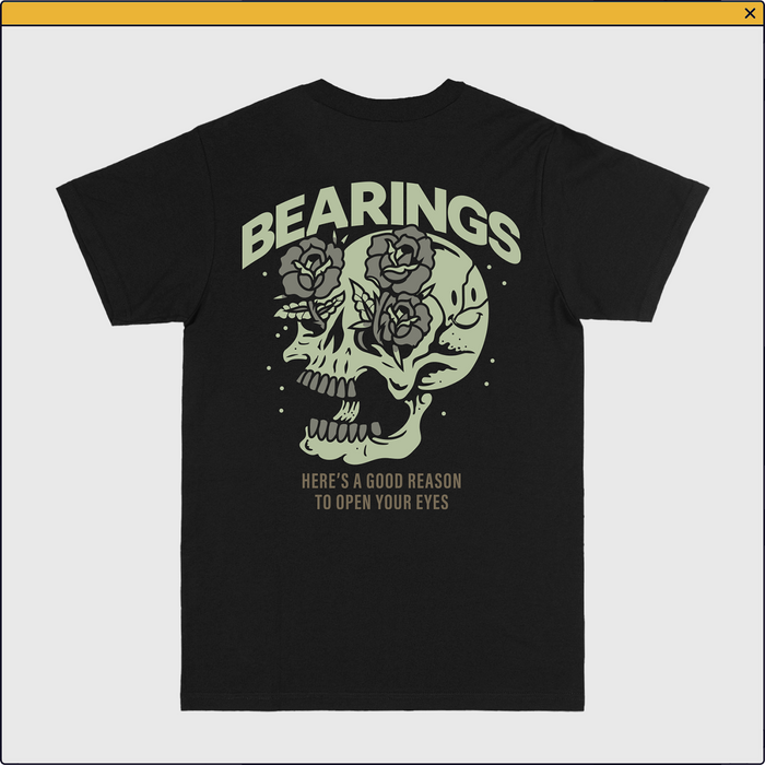 Bearings - Skull Rose Tee