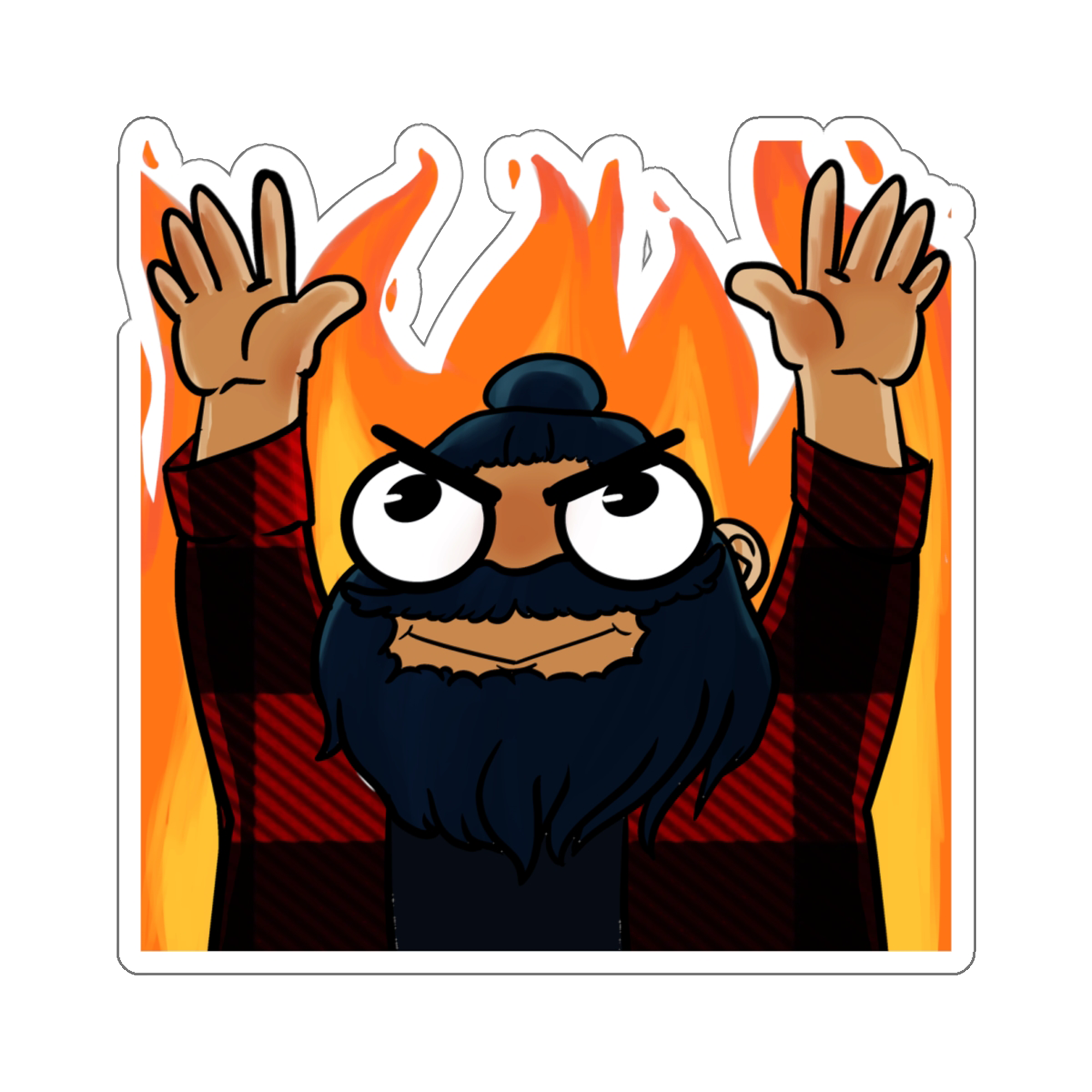 BeardPrincess - ARSON Sticker