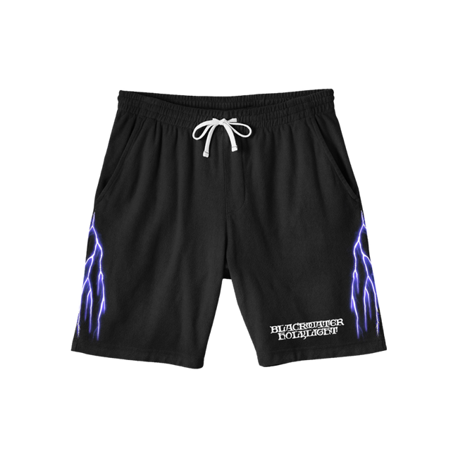 Blackwater Holylight - Lightning Black Sweatshorts