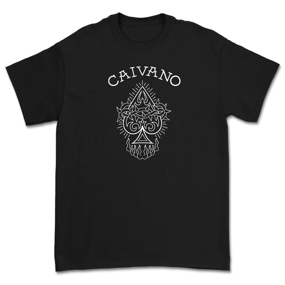 Phil Caivano - White Logo T-Shirt