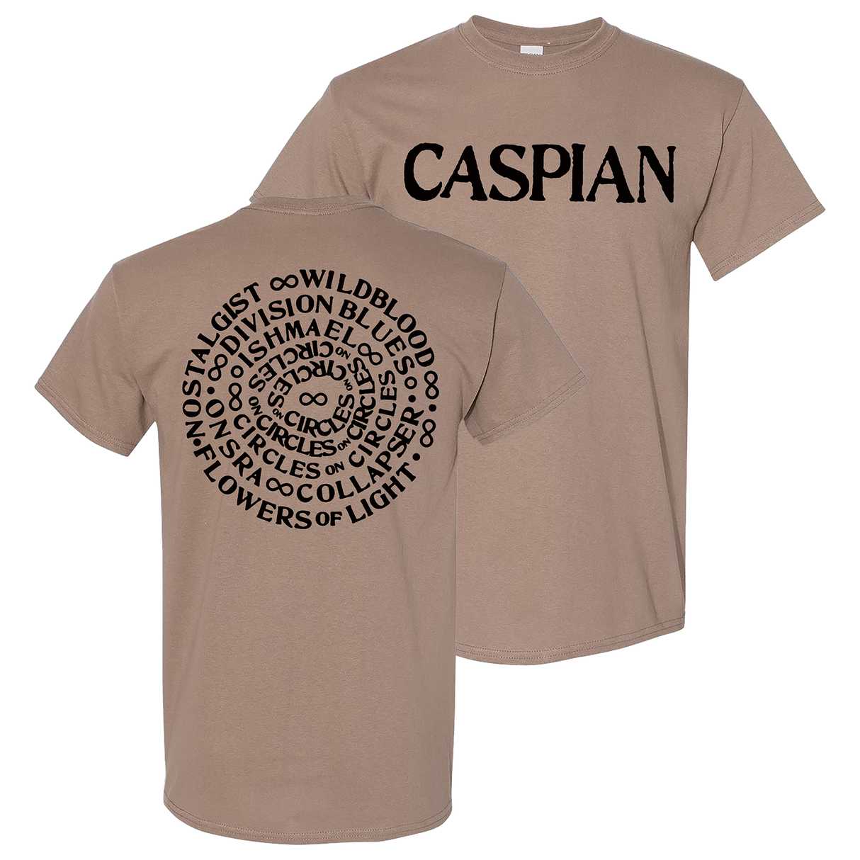 Caspian - Spiral T-Shirt - Brown