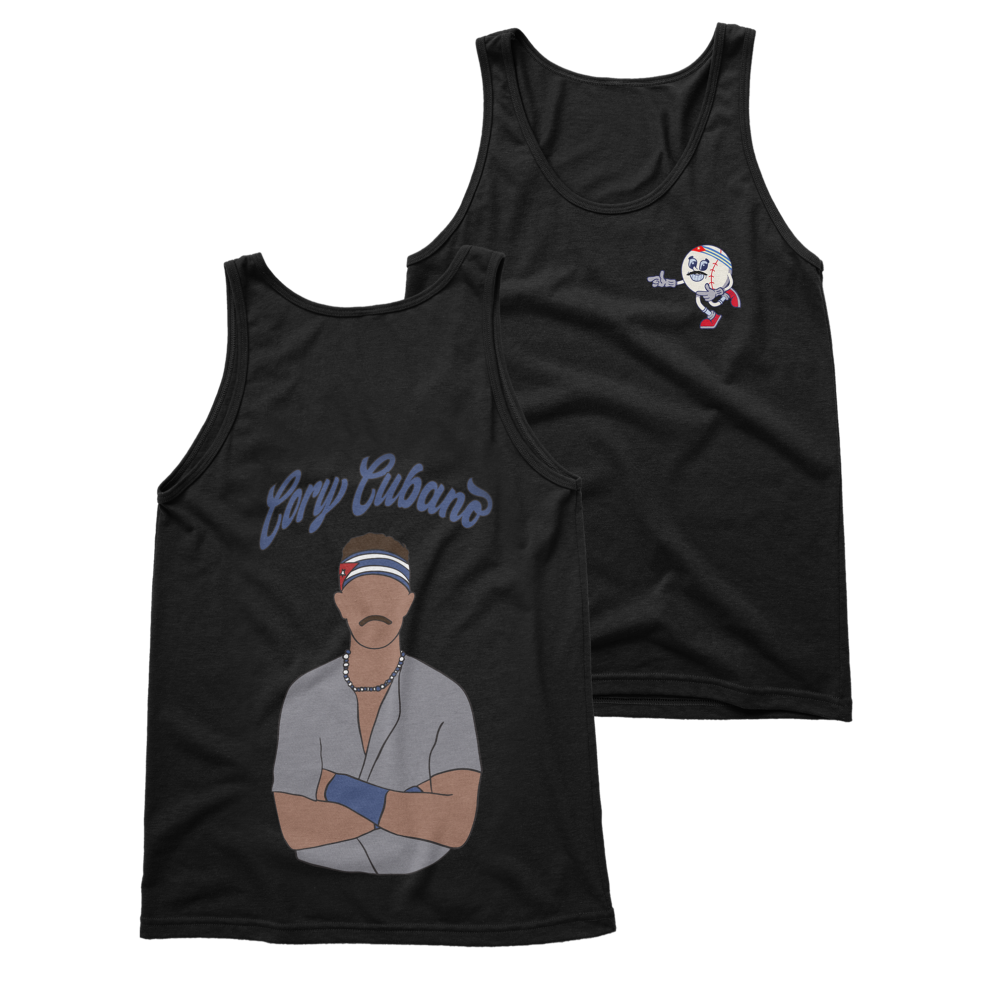 Cory Cubano Black Tank Top