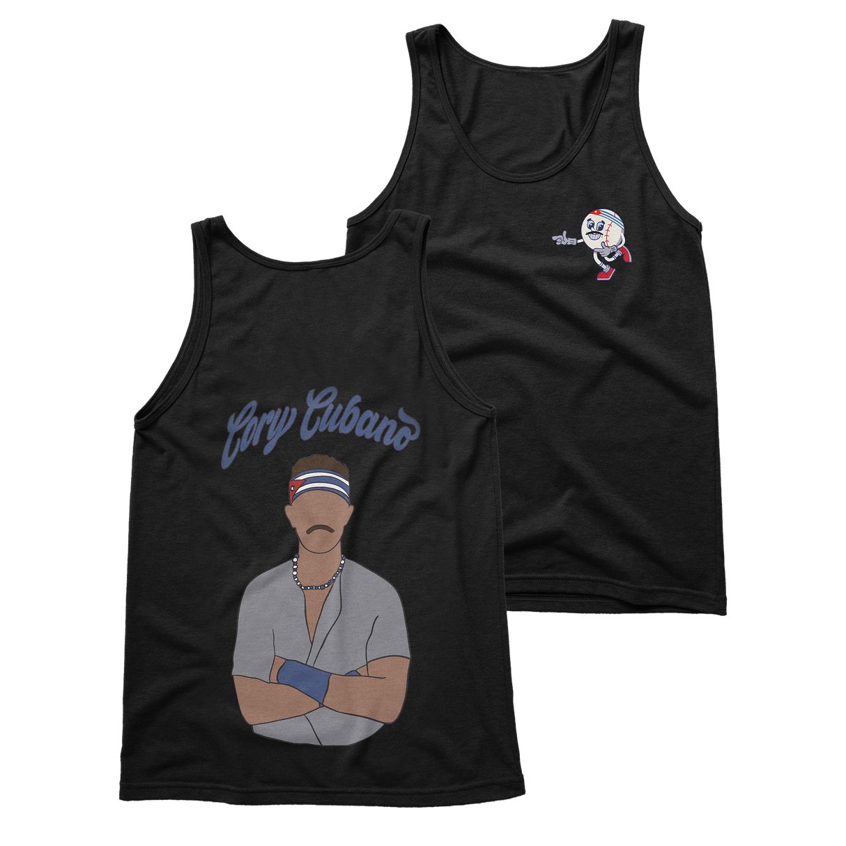 Cory Cubano Black Tank Top