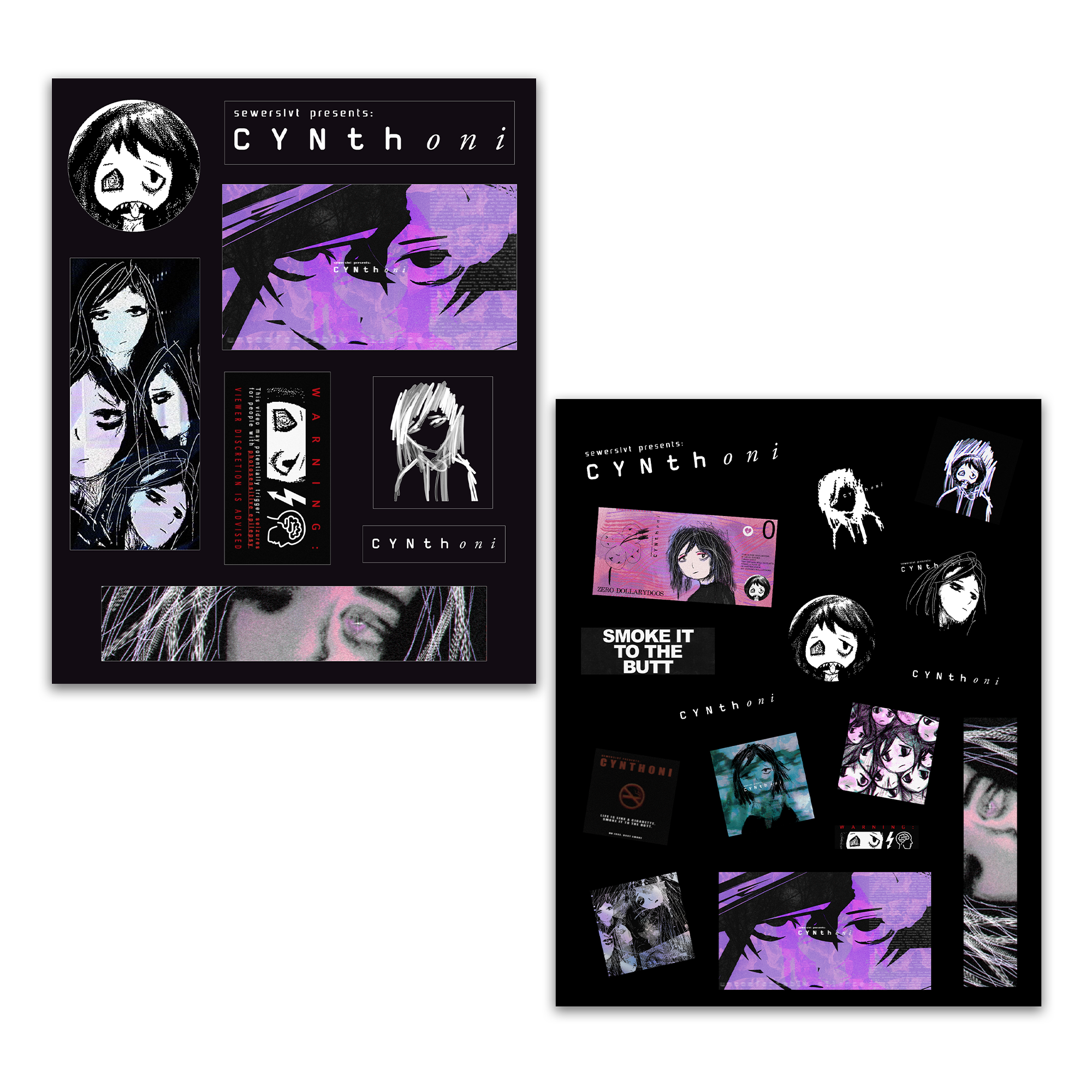 Cynthoni - Sticker Sheet Bundle