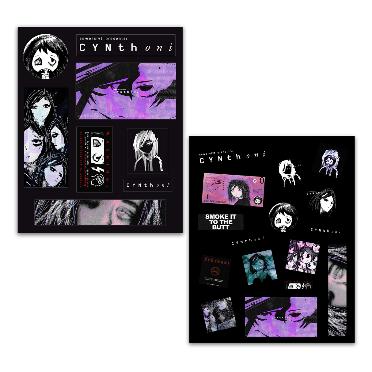 Cynthoni - Sticker Sheet Bundle