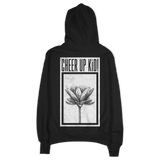 Cheer Up Kid - Flower Logo Black Champion® Hoodie