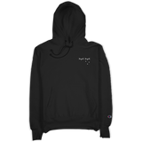 Cheer Up Kid - Flower Logo Black Champion® Hoodie