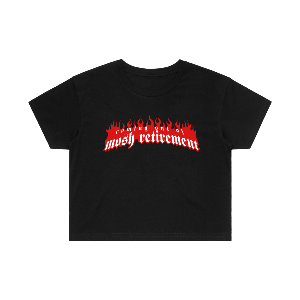 Mosh Retirement Crop Top