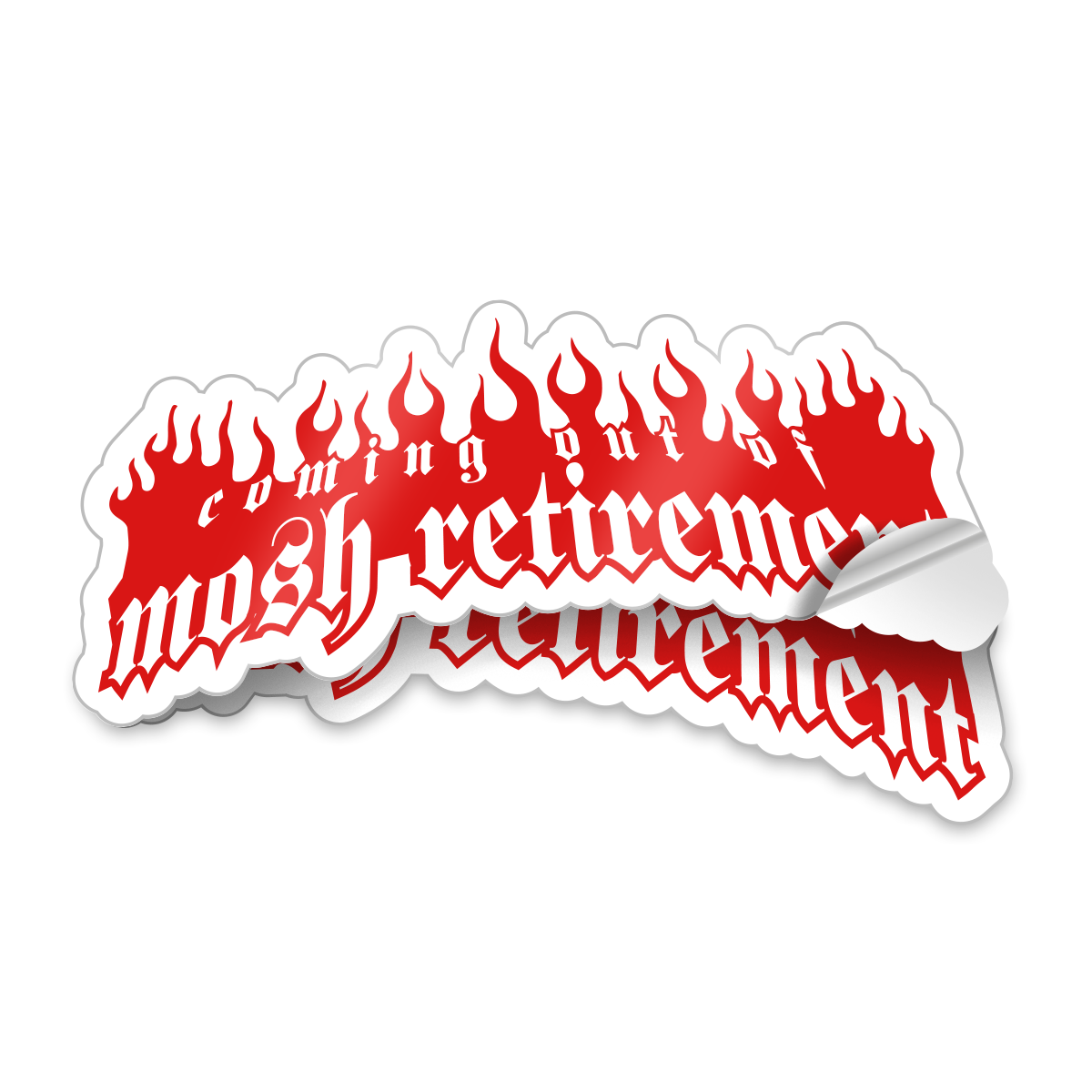 Mosh Retirement Stickers