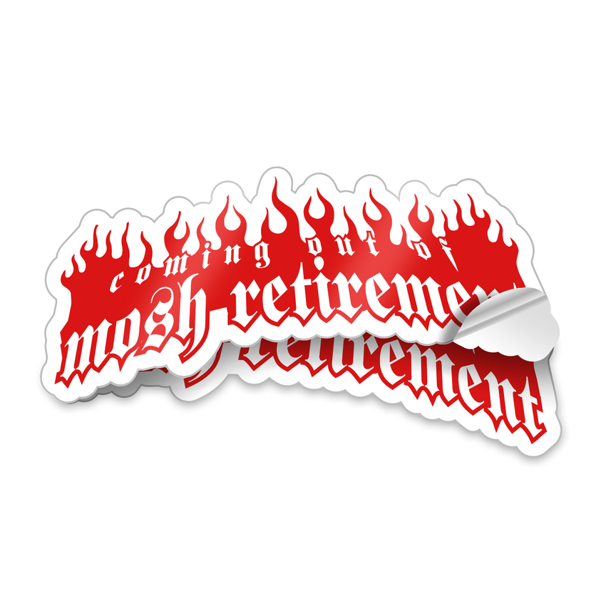 Mosh Retirement Stickers