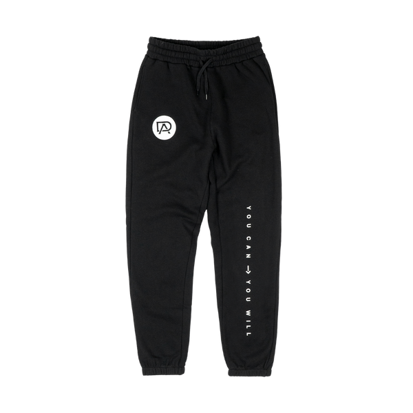 The Dream Adopters - You Can You Will Sweatpants (Black)