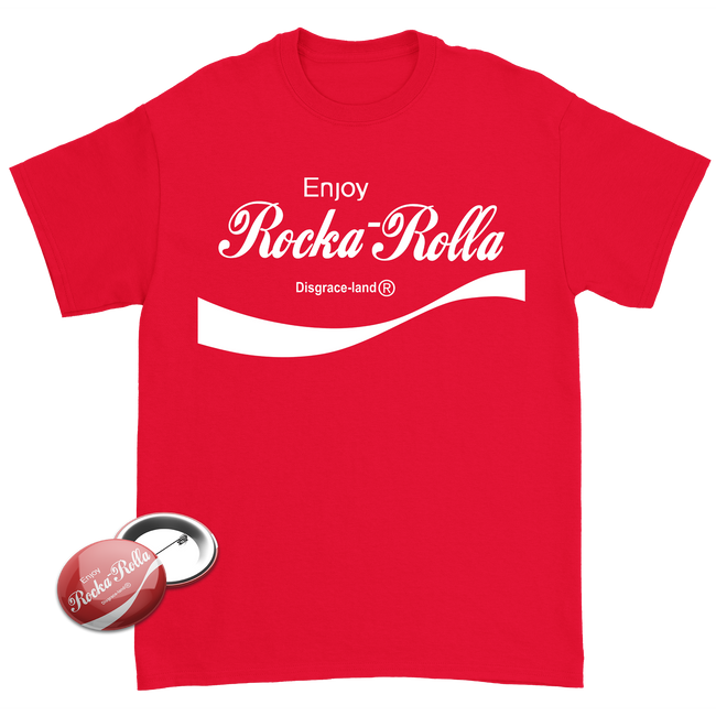 Rocka Rolla T-Shirt + Button