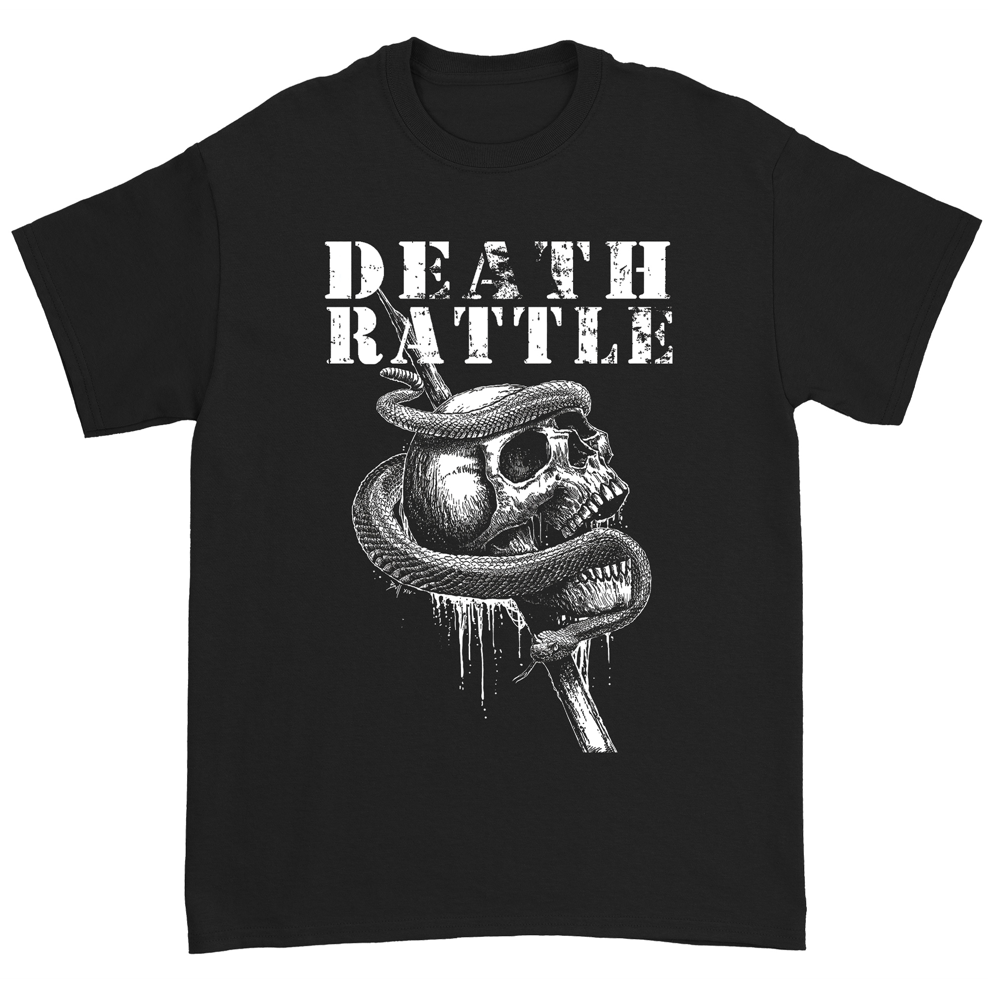 Death Rattle - SnakeSkull T-Shirt