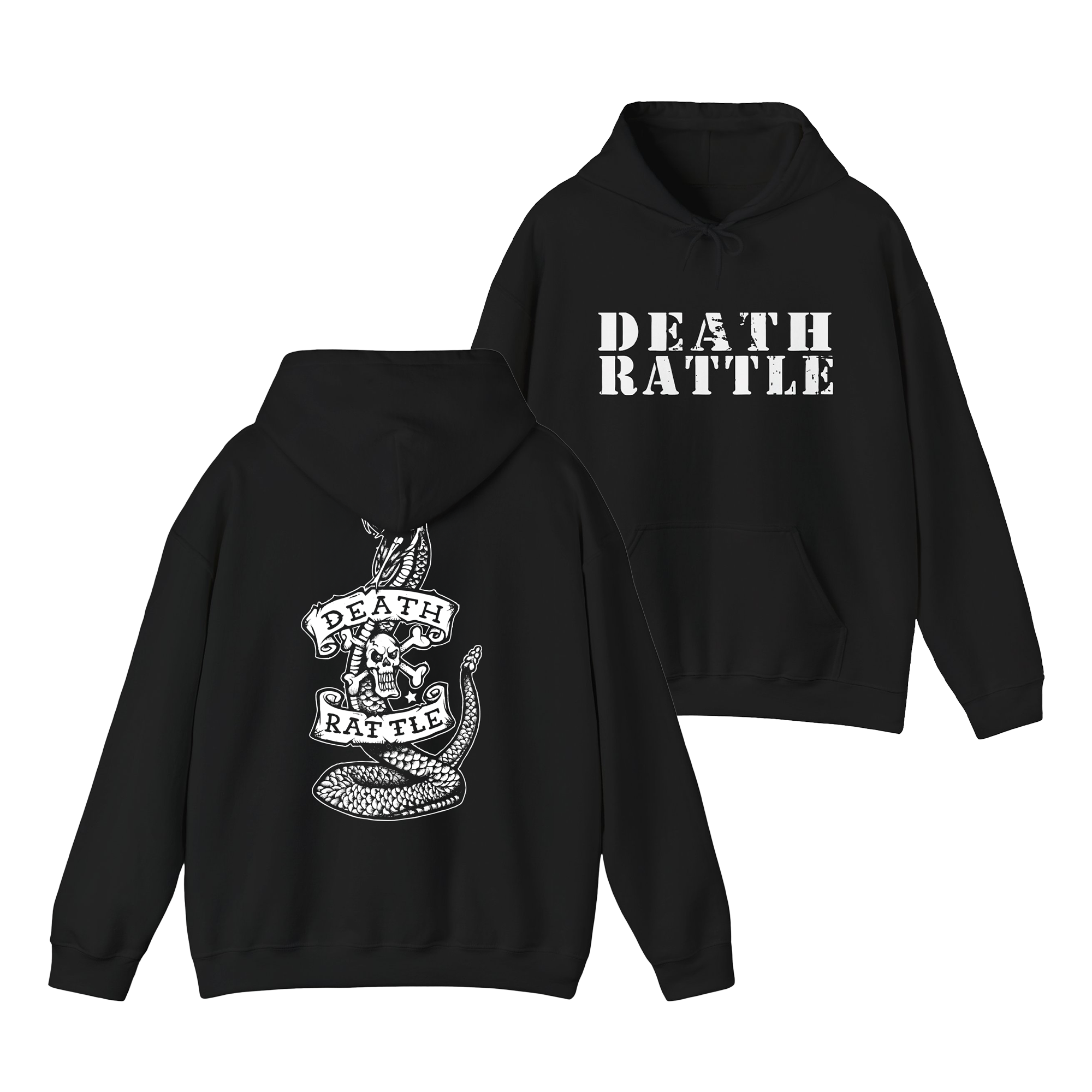 Death Rattle - Snake Hoodie