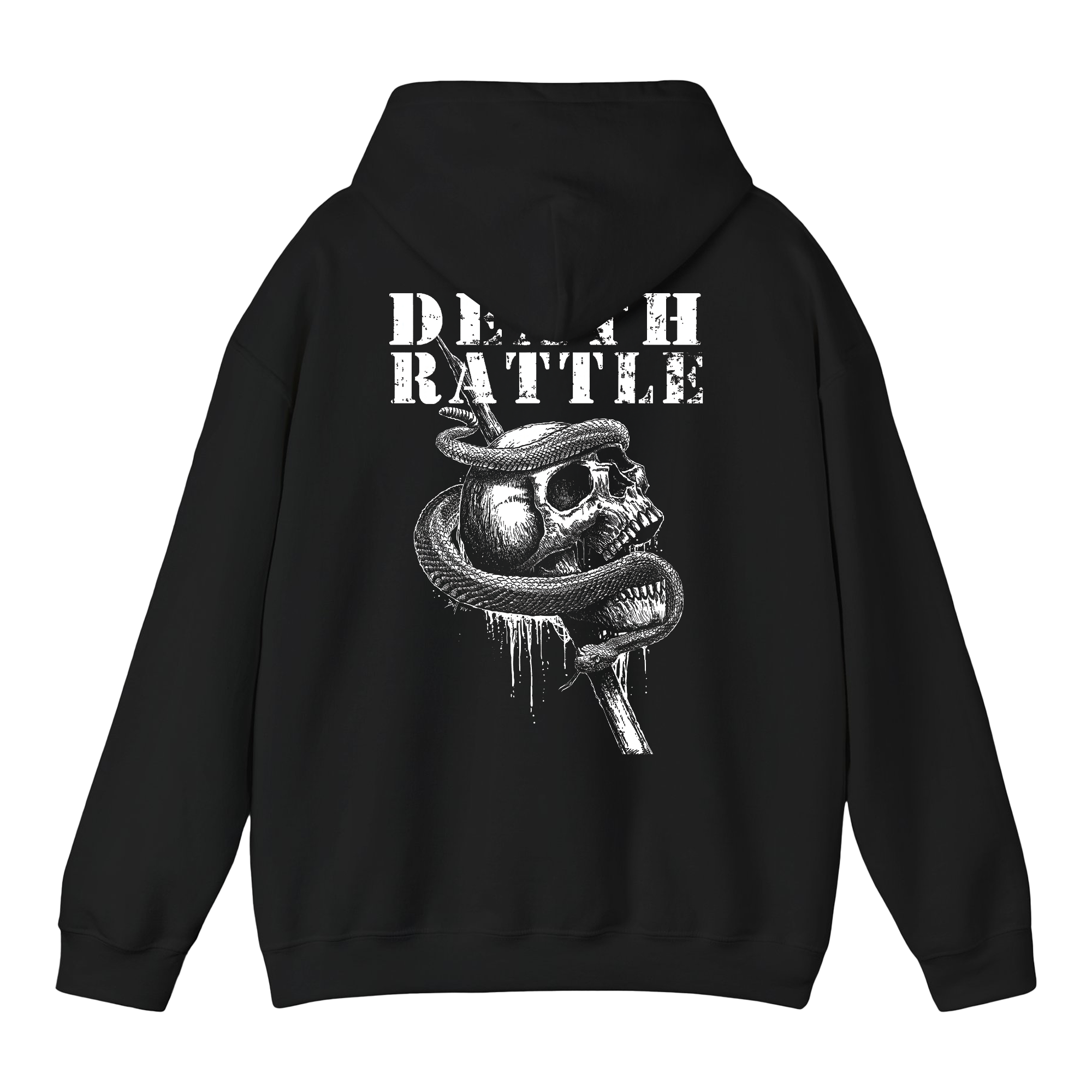 Death Rattle - SnakeSkull Hoodie