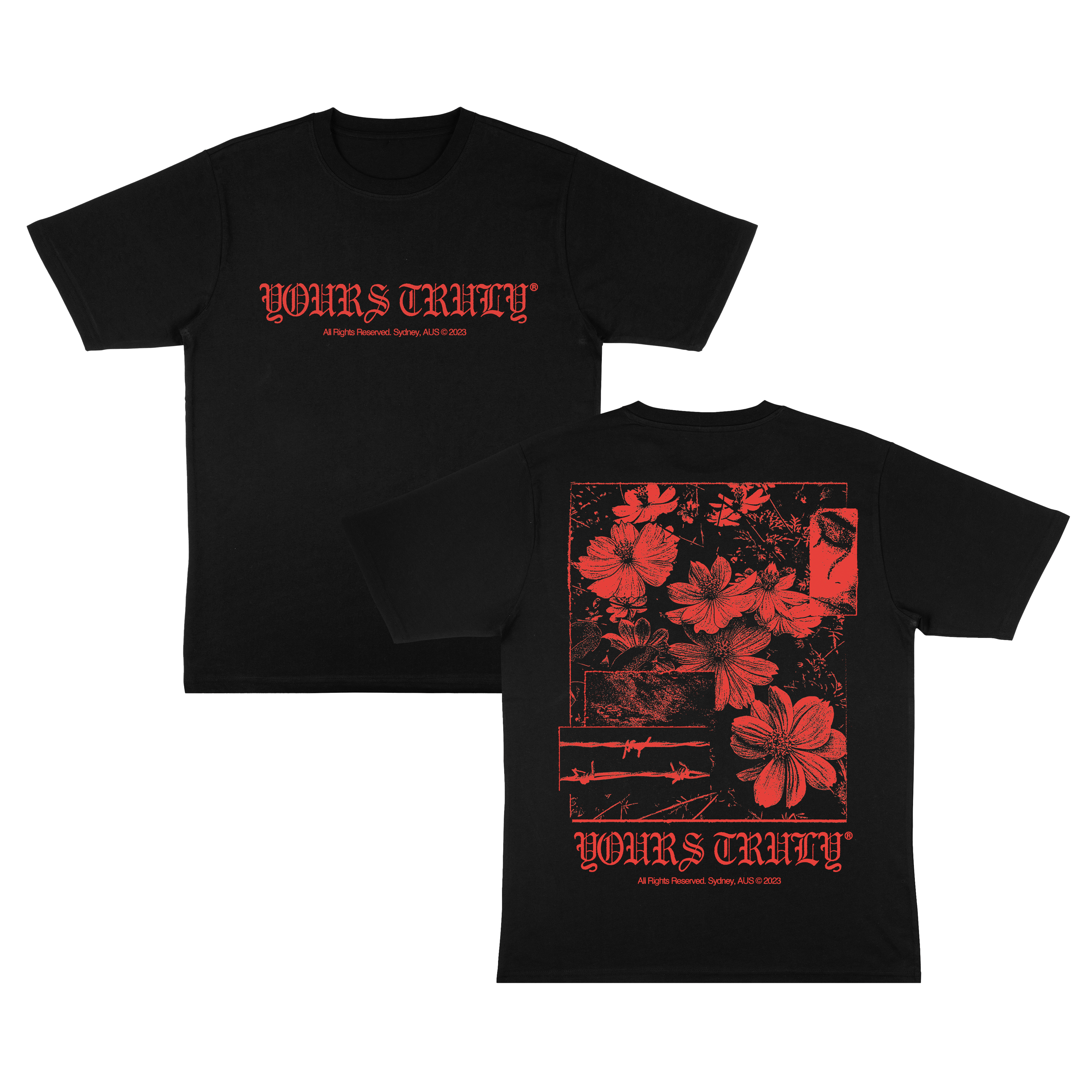 Yours Truly - Flower T-Shirt (Pre-Order)