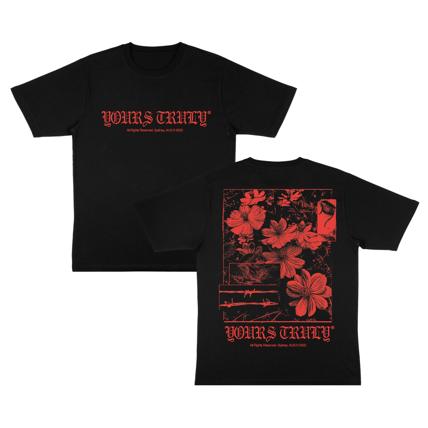 Yours Truly - Flower T-Shirt