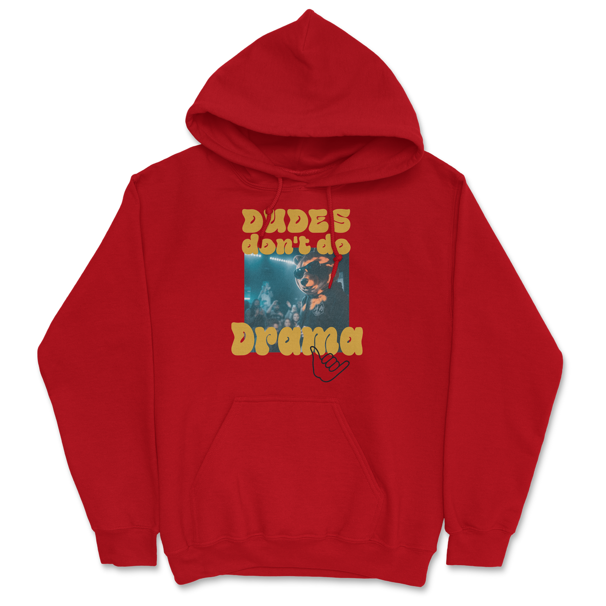 Don't Do Drama Hoodie - Red