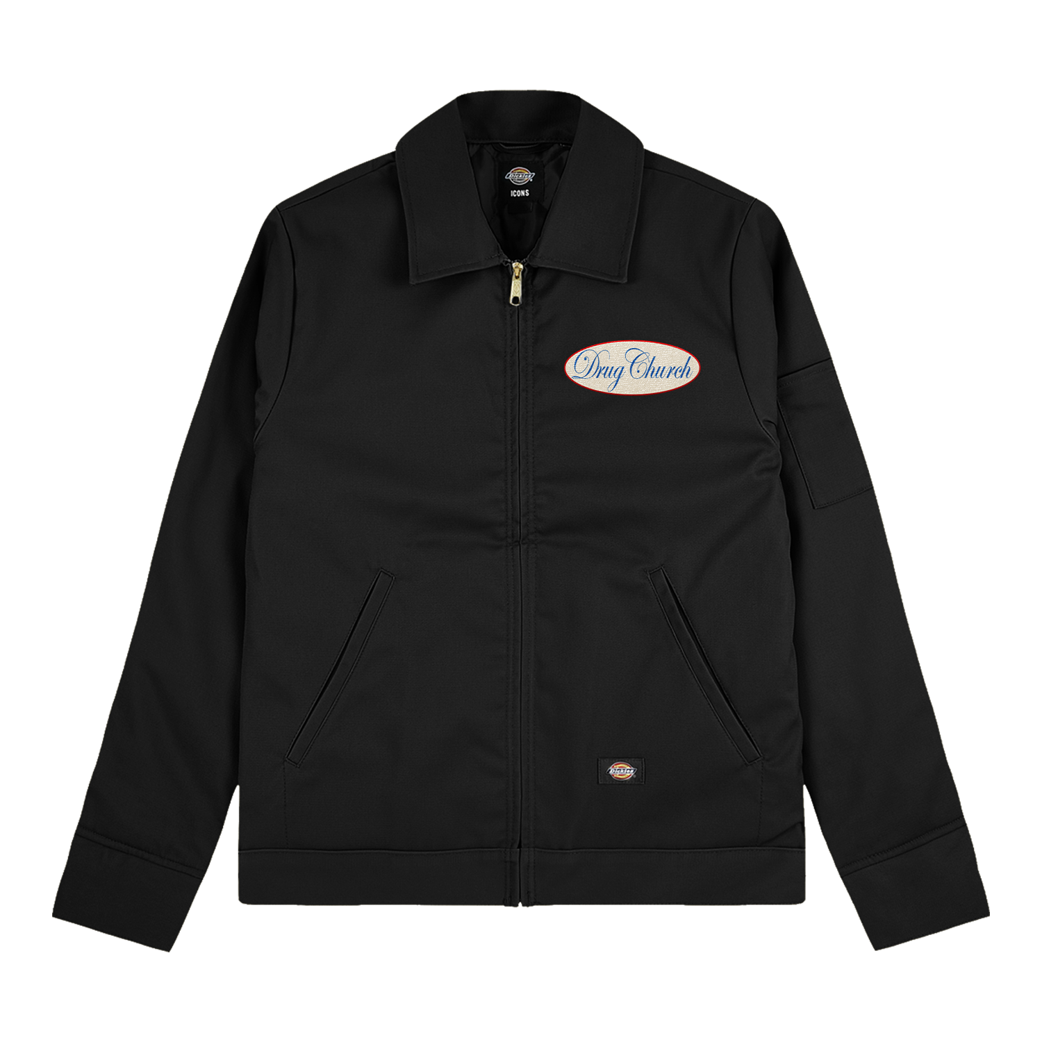 Drug Church - DC POSSE DICKIES JACKET BLACK - (PRE ORDER)